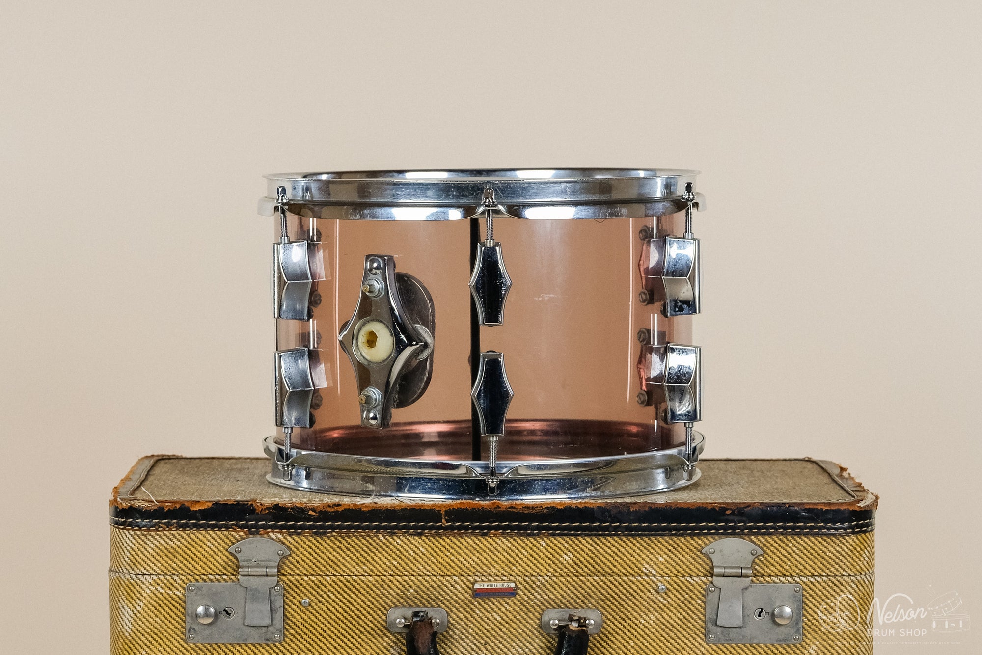 1970s Fibes Crystalite Tom in Smoke - 8x12