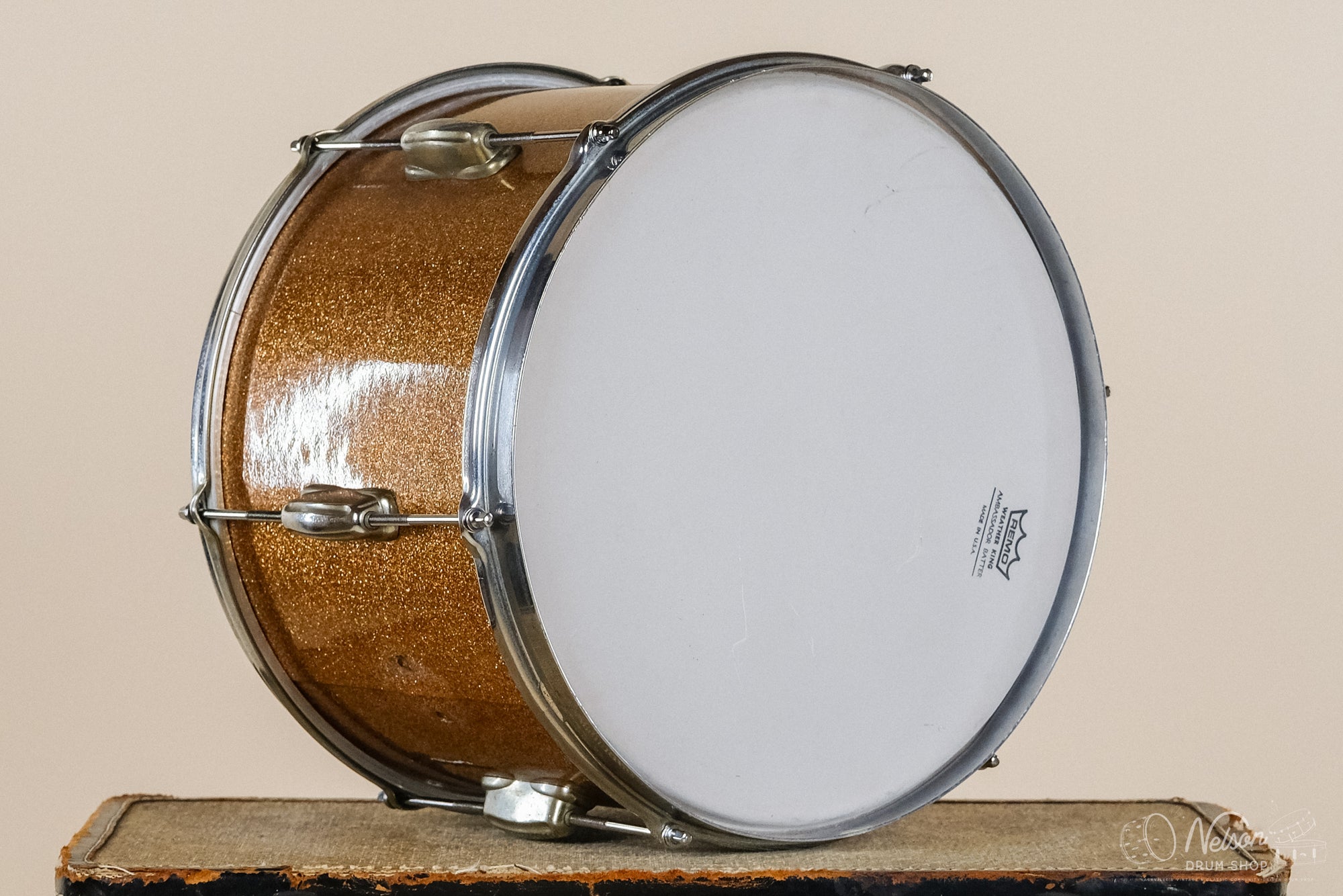 1960s Slingerland 'Stage Band' Tom in Sparkling Champagne Pearl - 9x13
