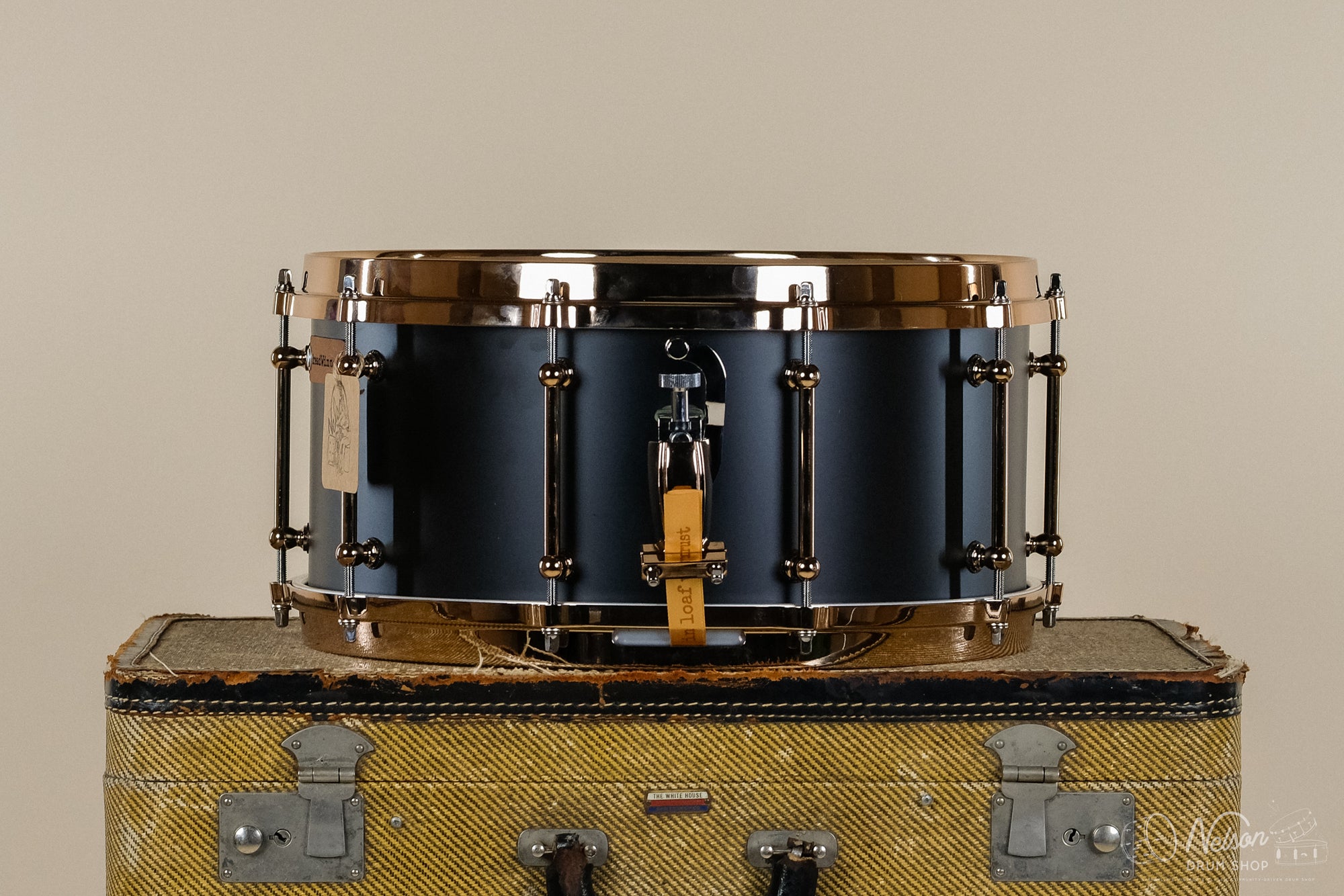 BreadWinner 'Charvest' Matte Black Over Brass 10 Lug - 6.5x14