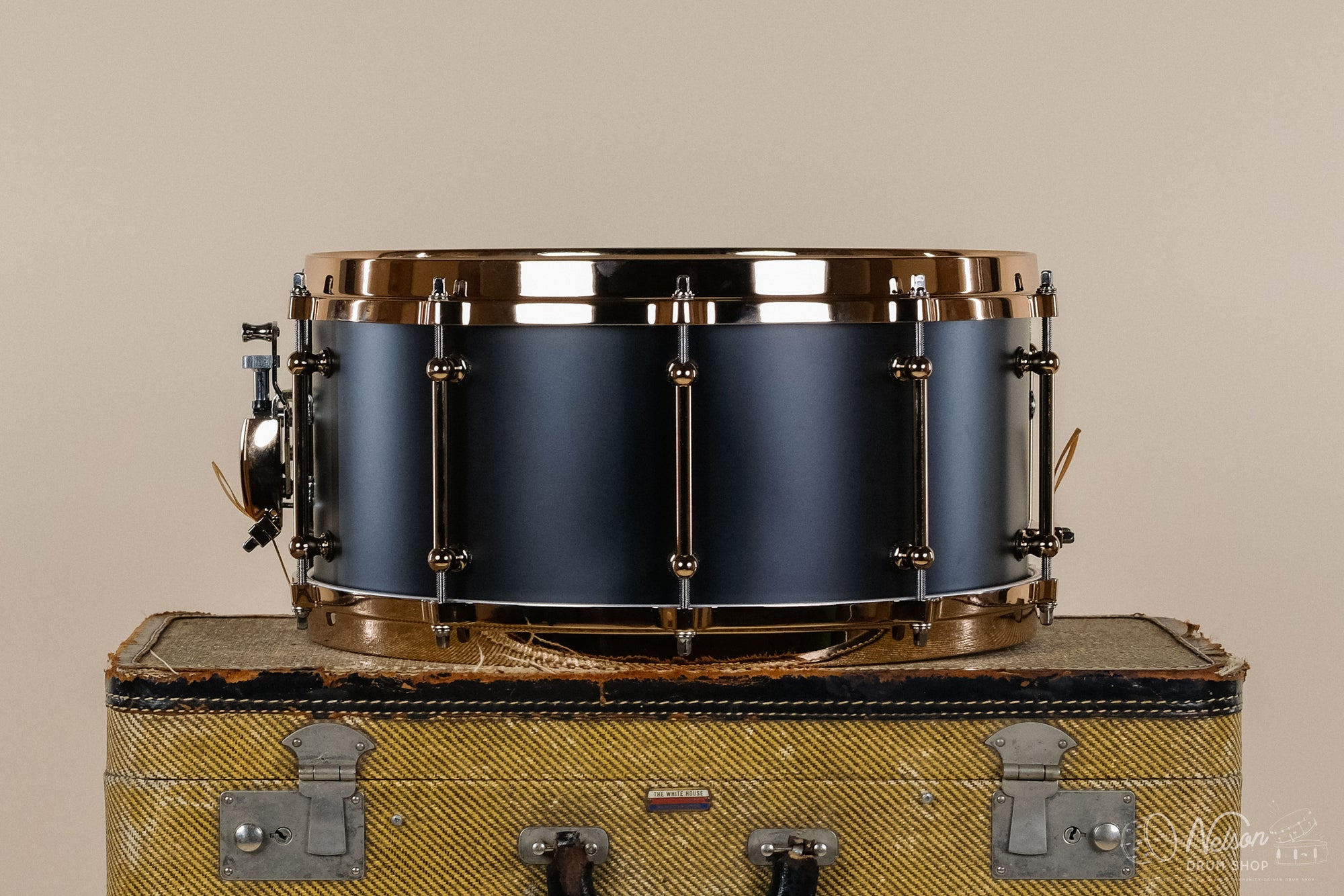BreadWinner 'Charvest' Matte Black Over Brass 10 Lug - 6.5x14