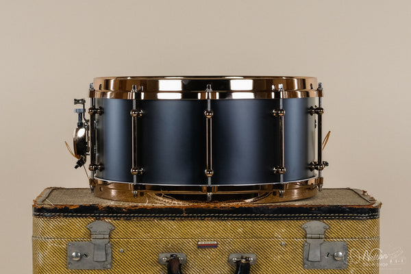 BreadWinner 'Charvest' Matte Black Over Brass 10 Lug - 6.5x14