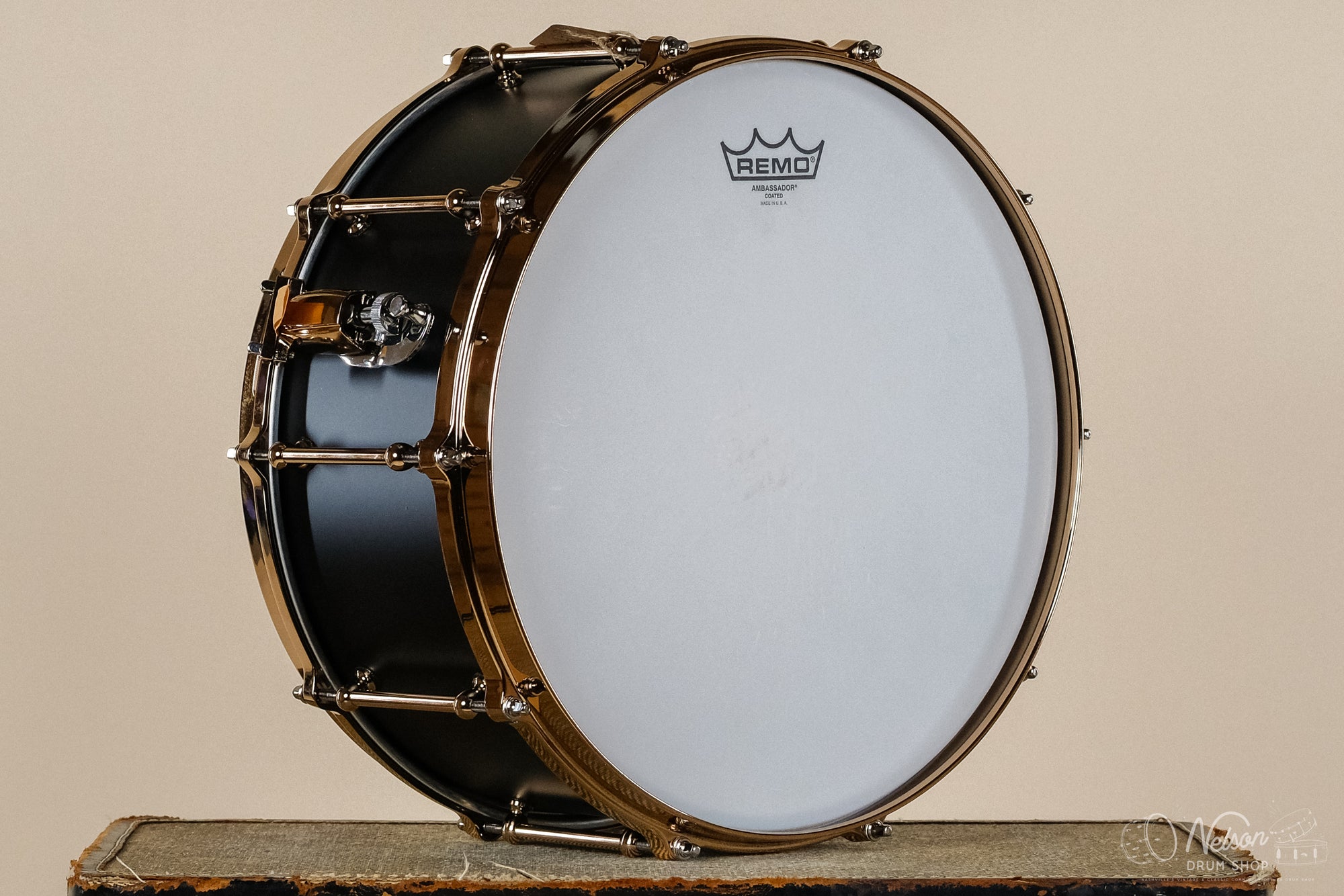 BreadWinner 'Charvest' Matte Black Over Brass 10 Lug - 6.5x14