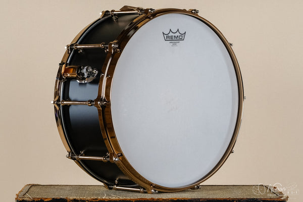 BreadWinner 'Charvest' Matte Black Over Brass 10 Lug - 6.5x14