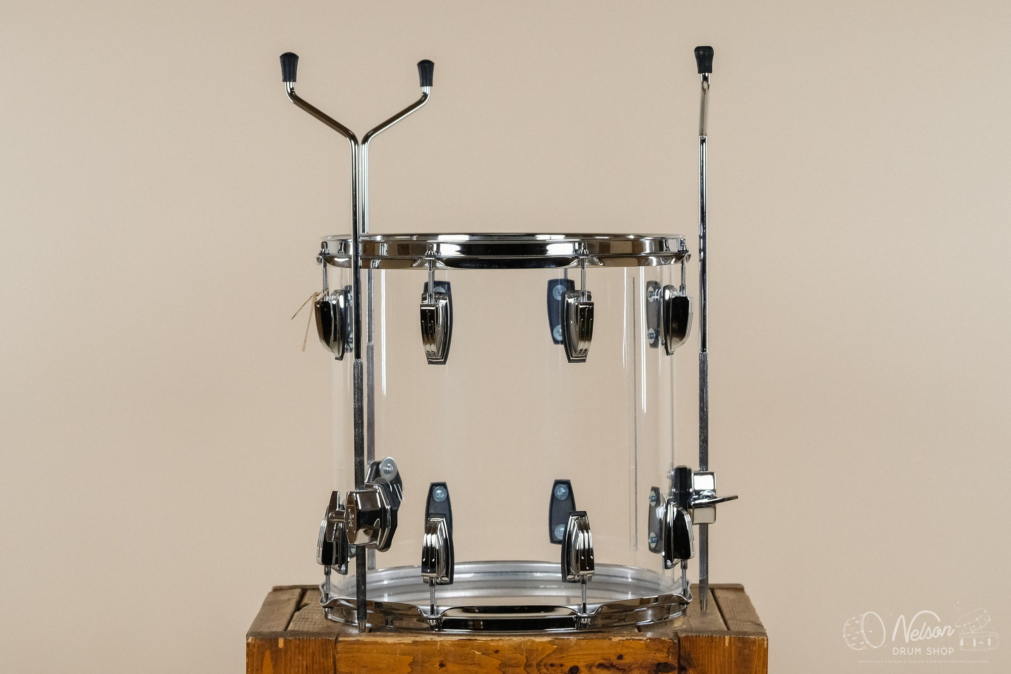 Used Ludwig Vistalite Reissue in Clear - 14x14"