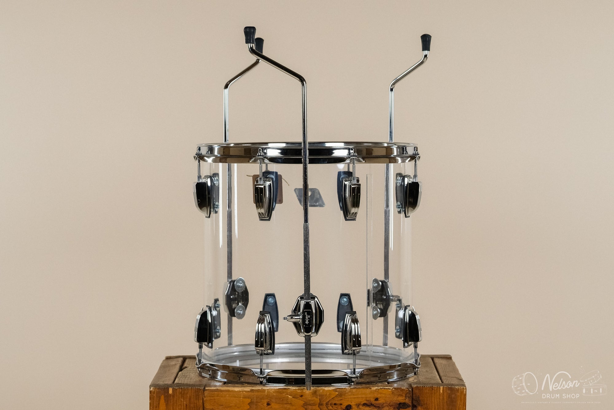 Used Ludwig Vistalite Reissue in Clear - 14x14"