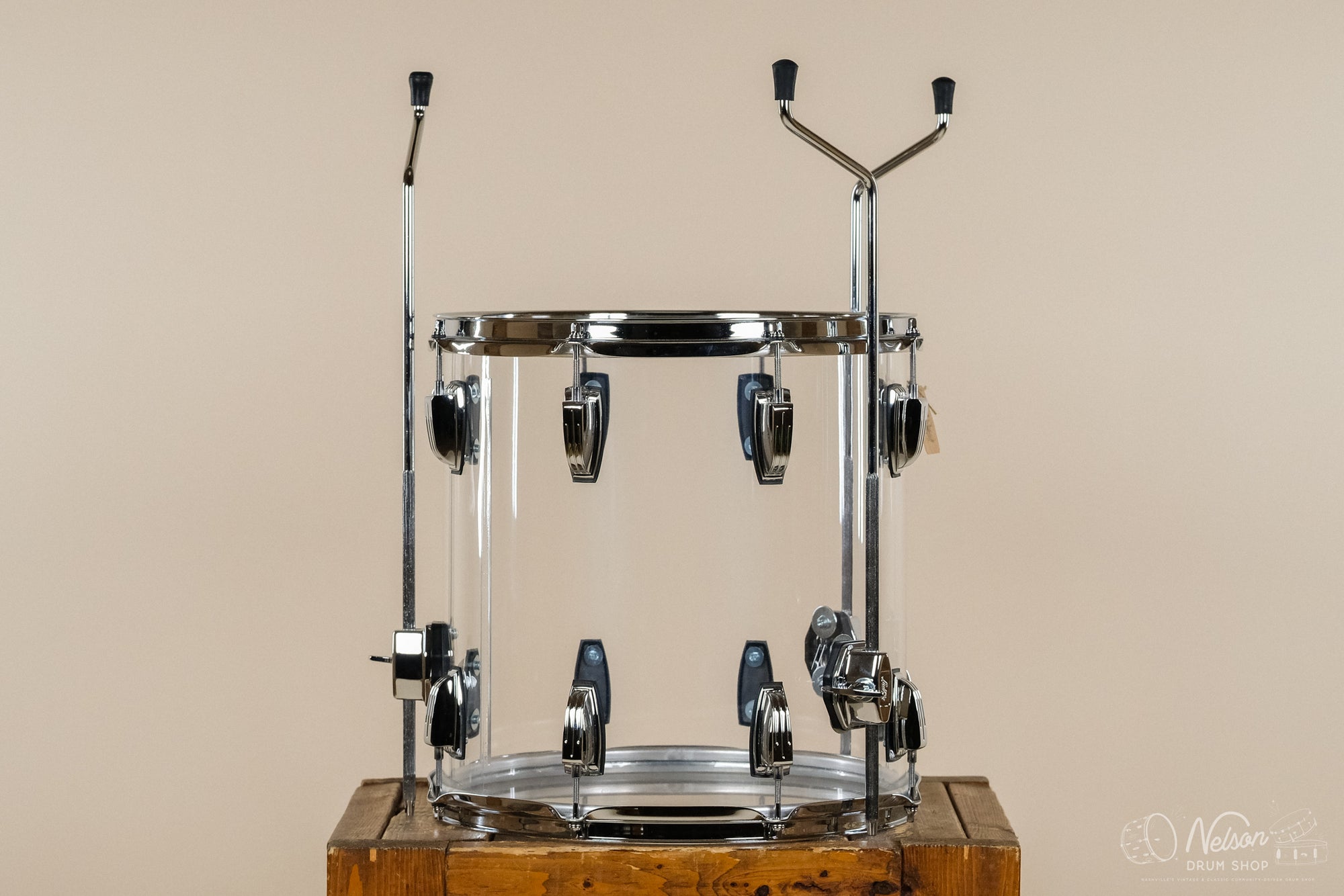 Used Ludwig Vistalite Reissue in Clear - 14x14"