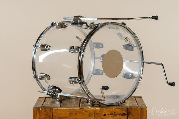 Used Ludwig Vistalite Reissue in Clear - 14x14"