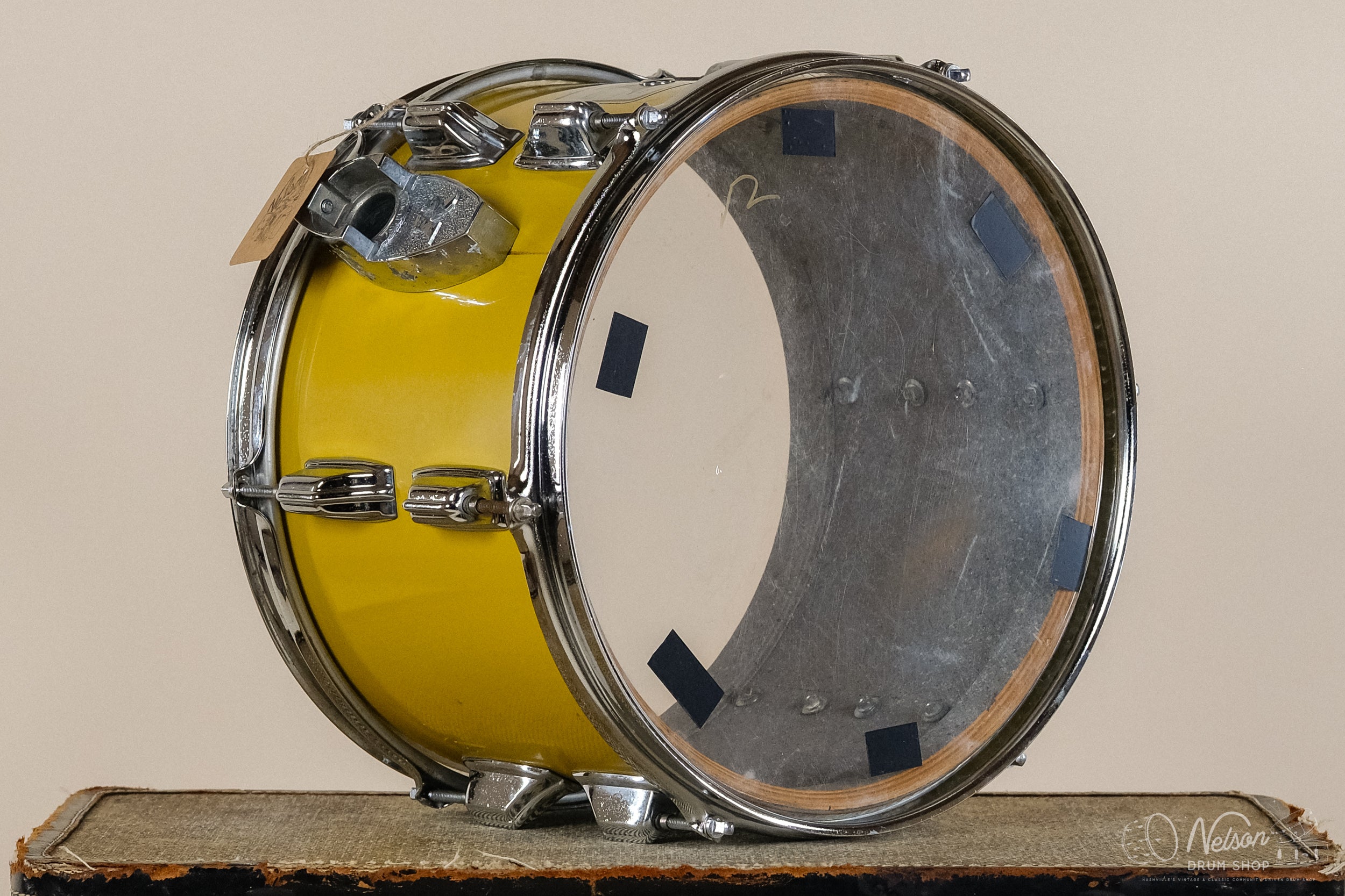 Macintosh ROGER RUSSELL スピーカー(LR) 激レア! 1970s Rogers 'Big R' Tom in Spanish Gold - 8x12 – Nelson Drum Shop