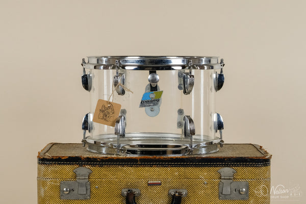 1970s Ludwig Tom in Clear Vistalite - 8x12