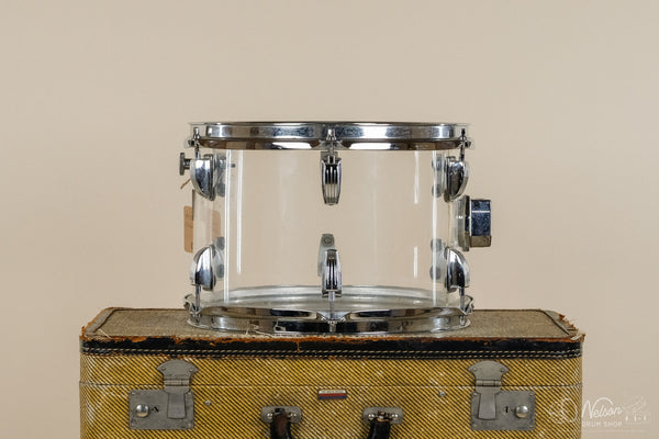 1970s Ludwig Tom in Clear Vistalite - 8x12