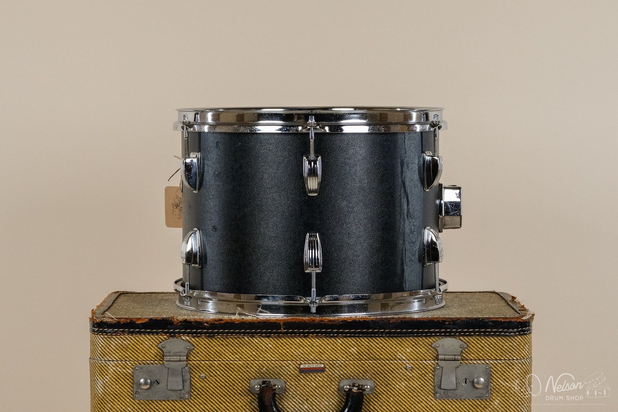 1970s Ludwig Classic Tom in Black Panther - 9x13