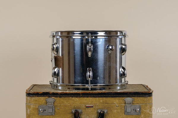 1970s Slingerland 5 ply Tom in Chrome Over Wood - 9x13
