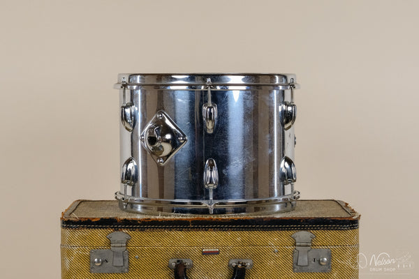 1970s Slingerland 5 ply Tom in Chrome Over Wood - 9x13