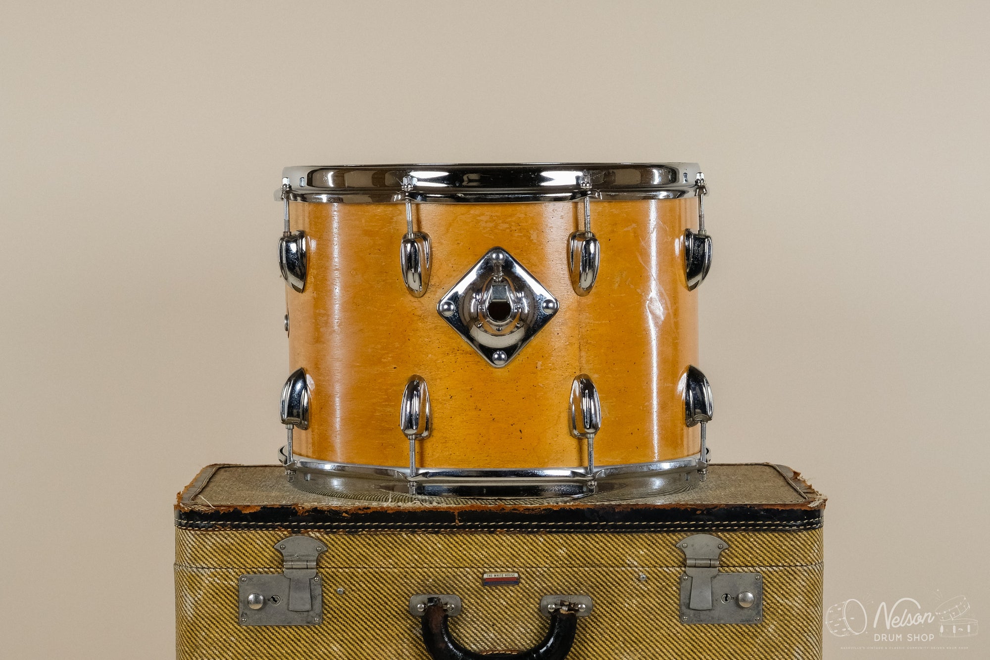 1970s Slingerland 3 Ply Tom in Natural Maple - 10x14