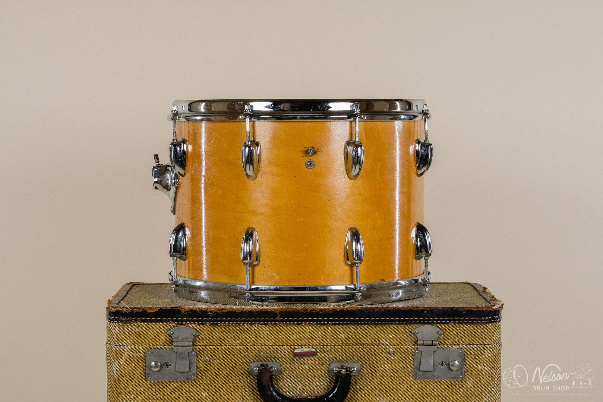1970s Slingerland 3 Ply Tom in Natural Maple - 10x14