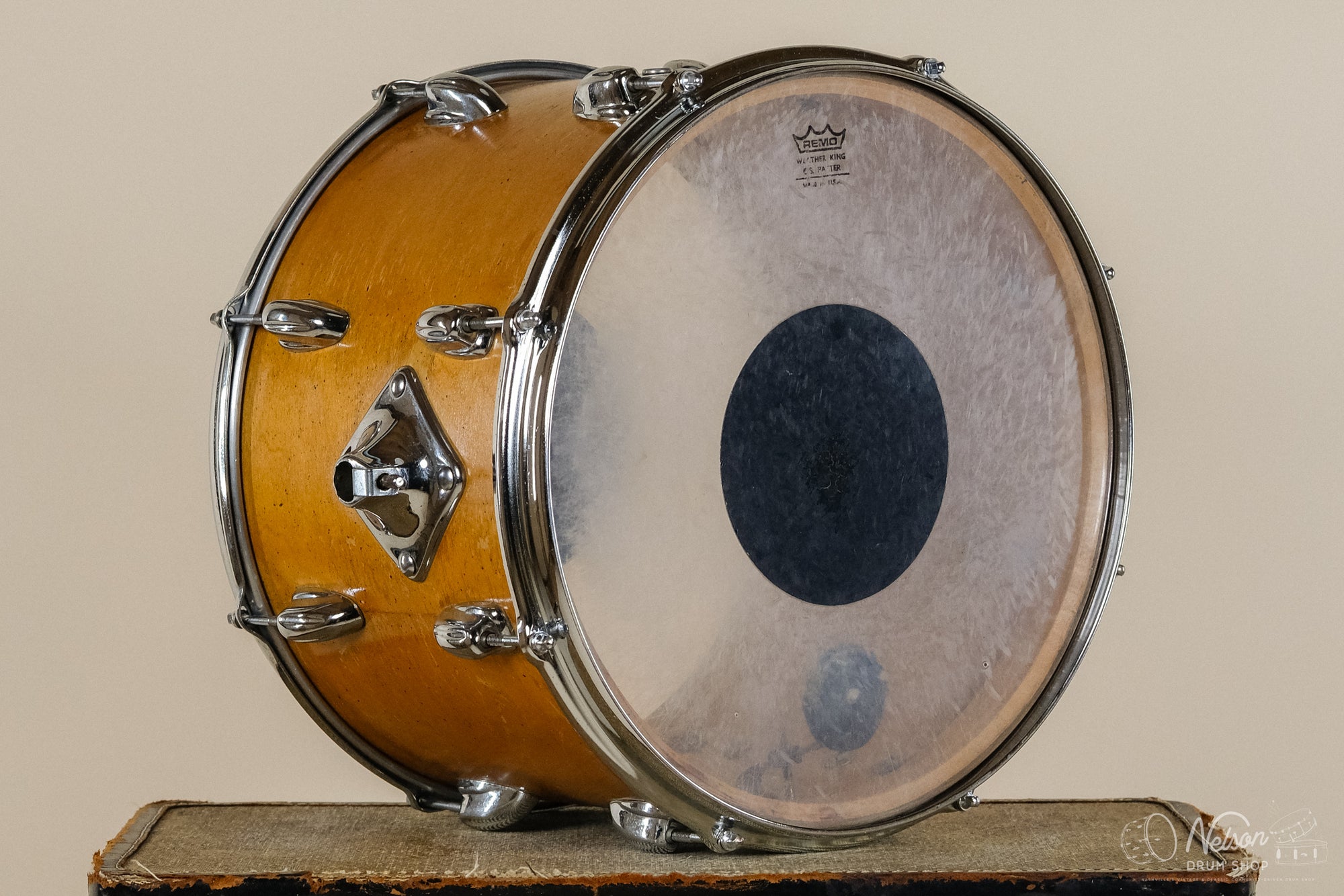 1970s Slingerland 3 Ply Tom in Natural Maple - 10x14