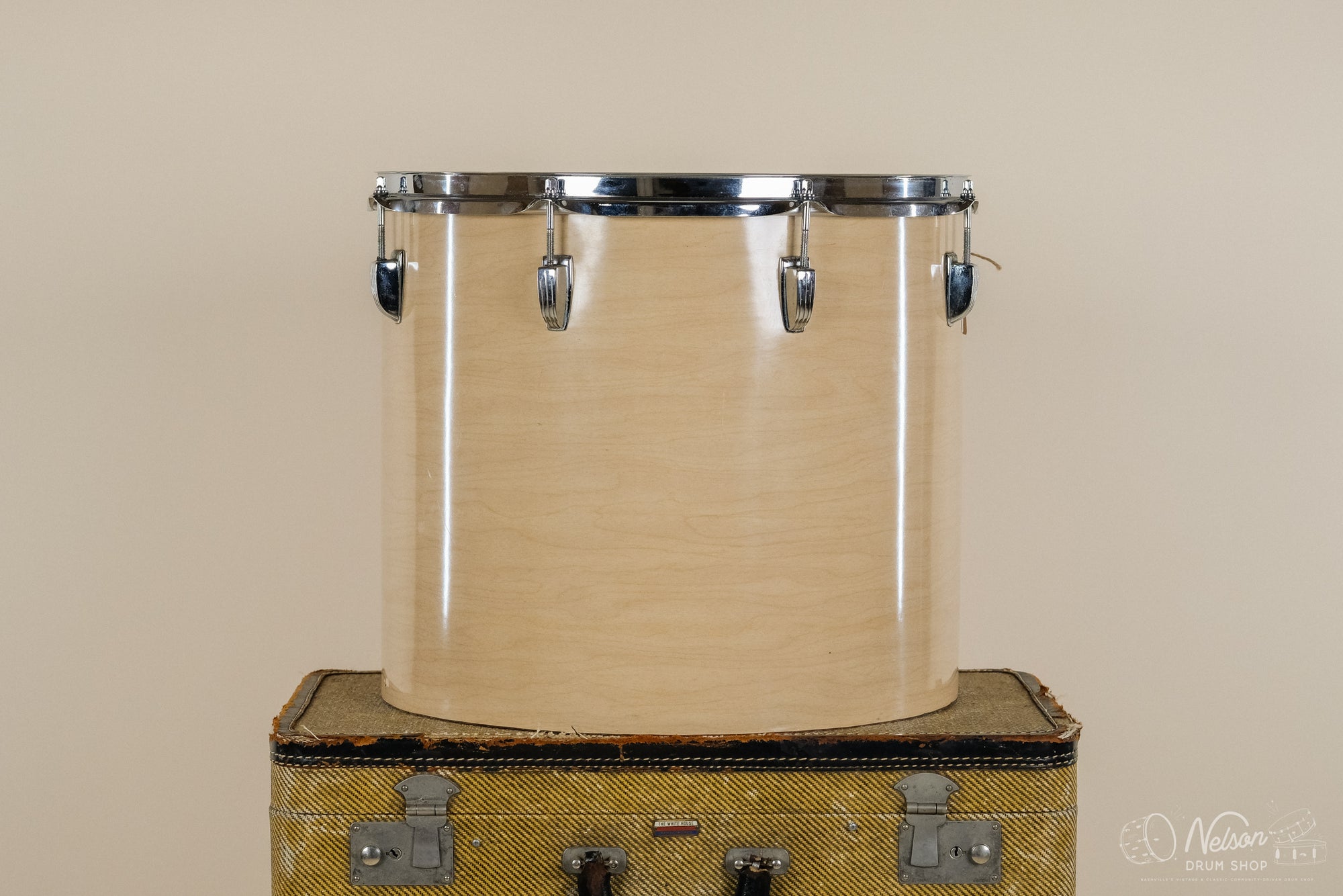 1970s Ludwig 3-ply Concert Tom in Maple Cortex - 14x16