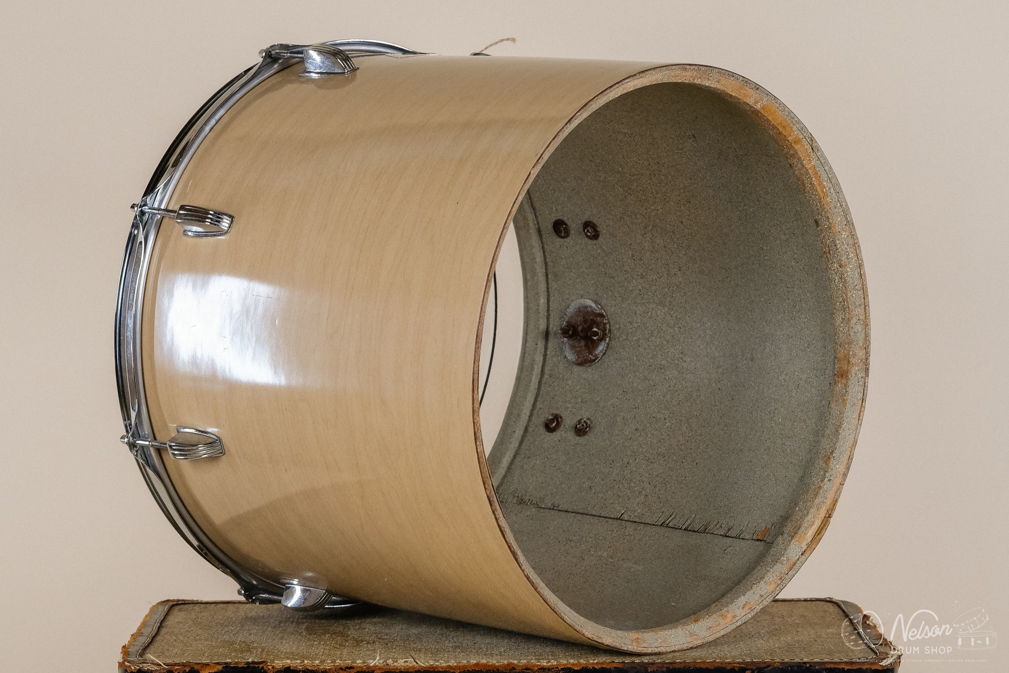 1970s Ludwig 3-ply Concert Tom in Maple Cortex - 14x16