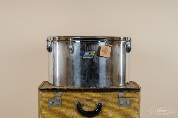 1970s Ludwig Stainless Steel Concert Tom - 10x18 – Nelson Drum Shop