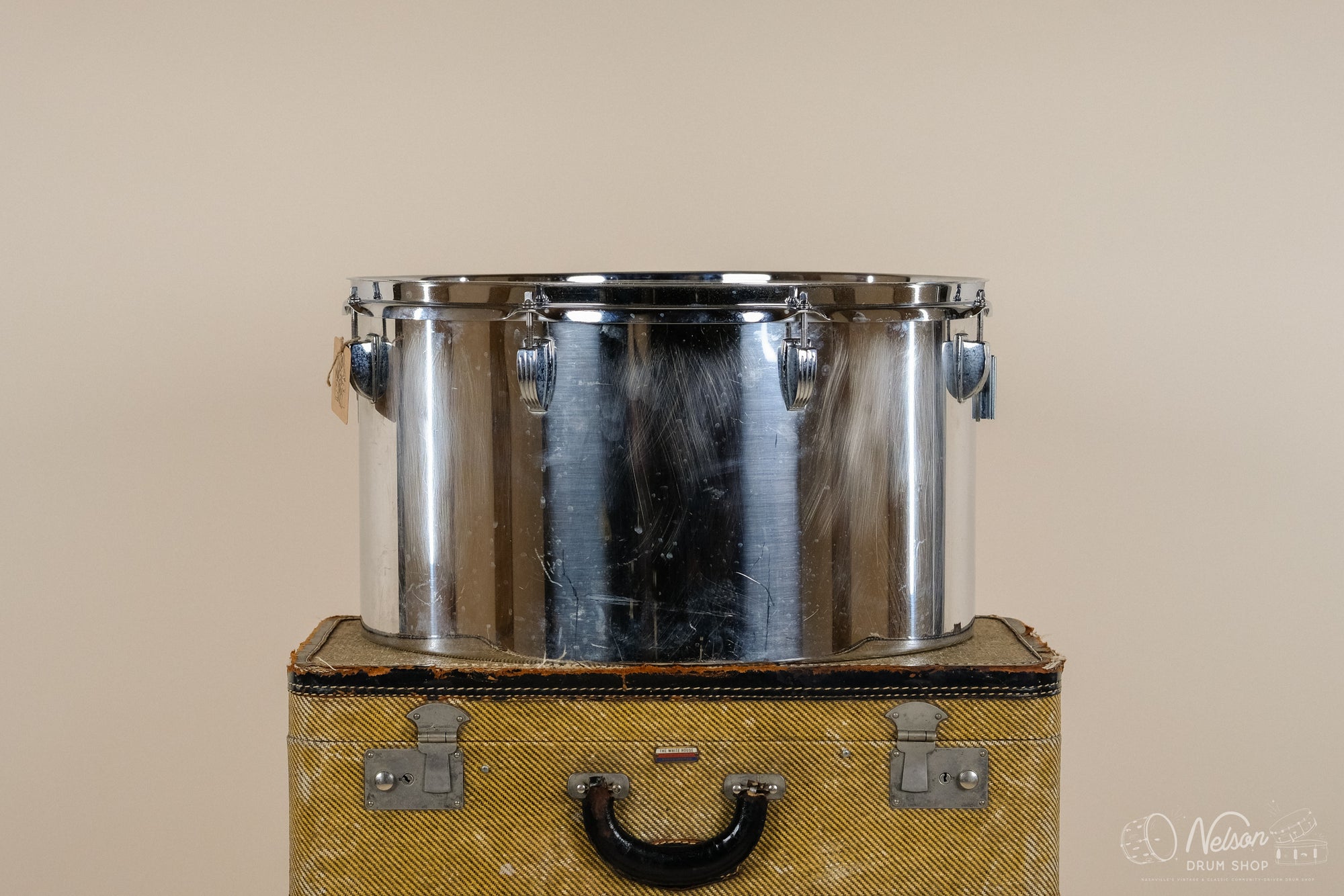 1970s Ludwig Stainless Steel Concert Tom - 10x18