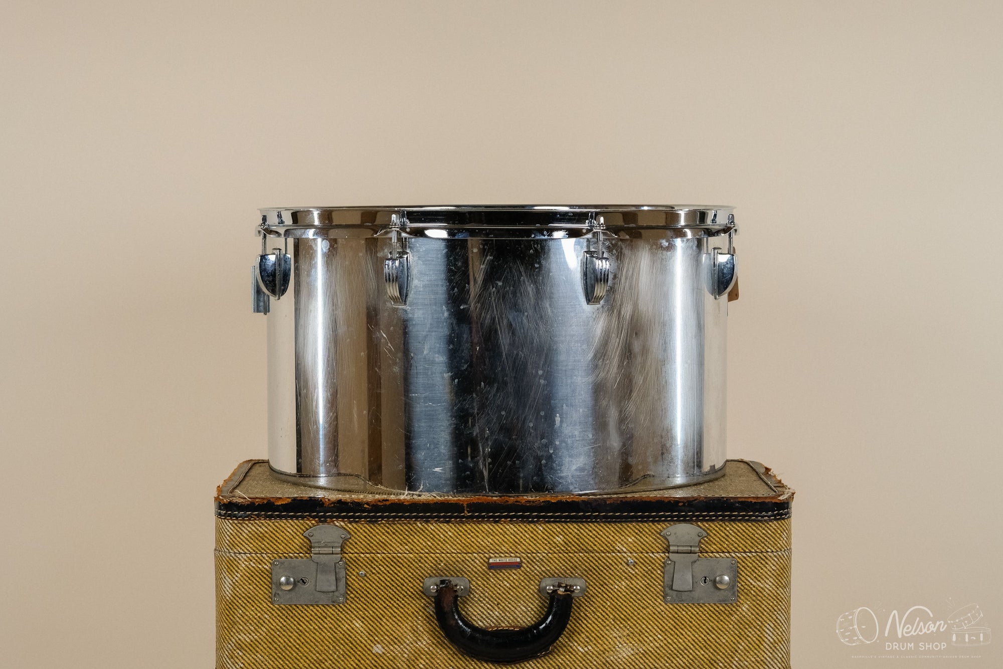1970s Ludwig Stainless Steel Concert Tom - 10x18