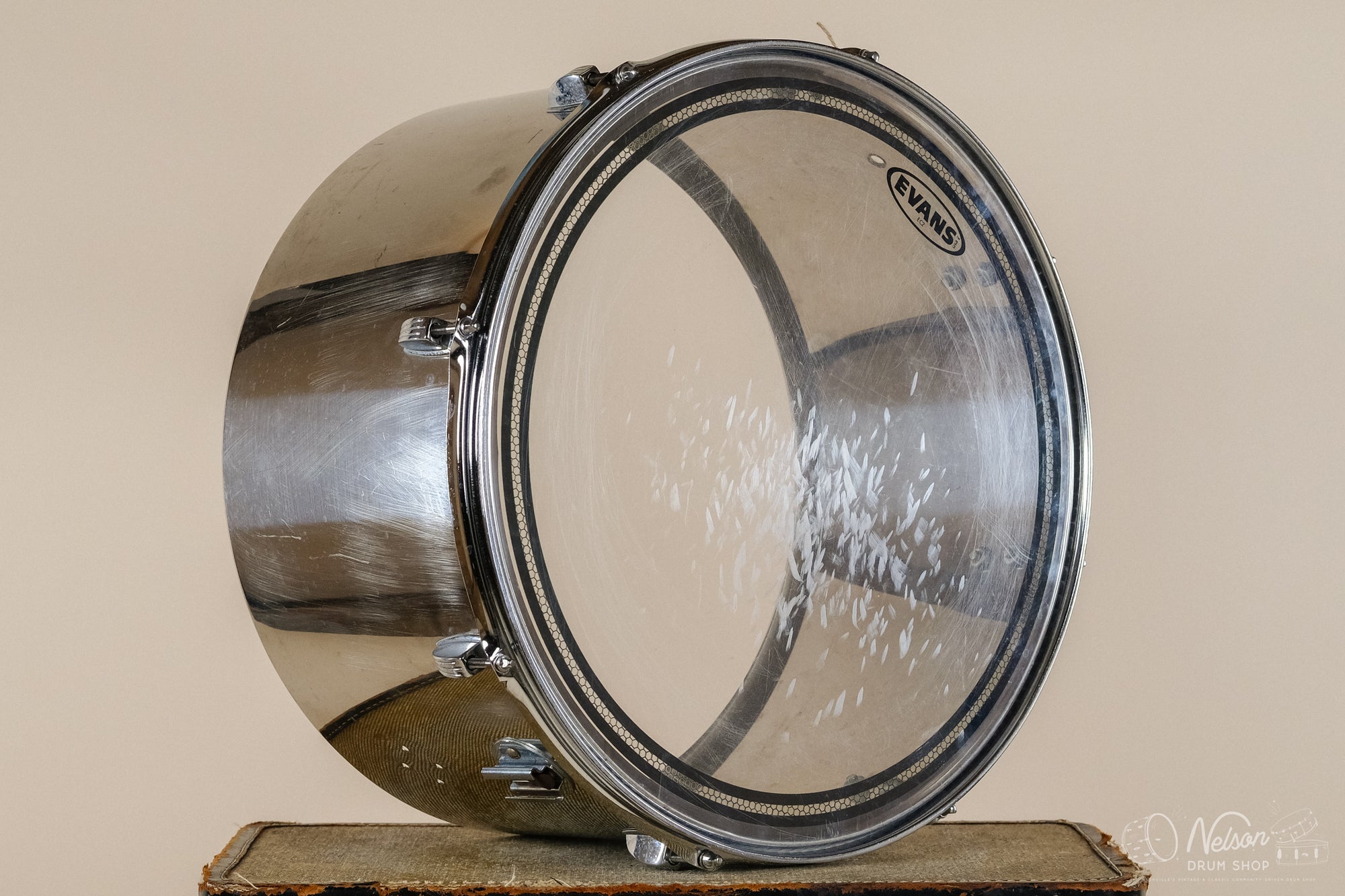 1970s Ludwig Stainless Steel Concert Tom - 10x18