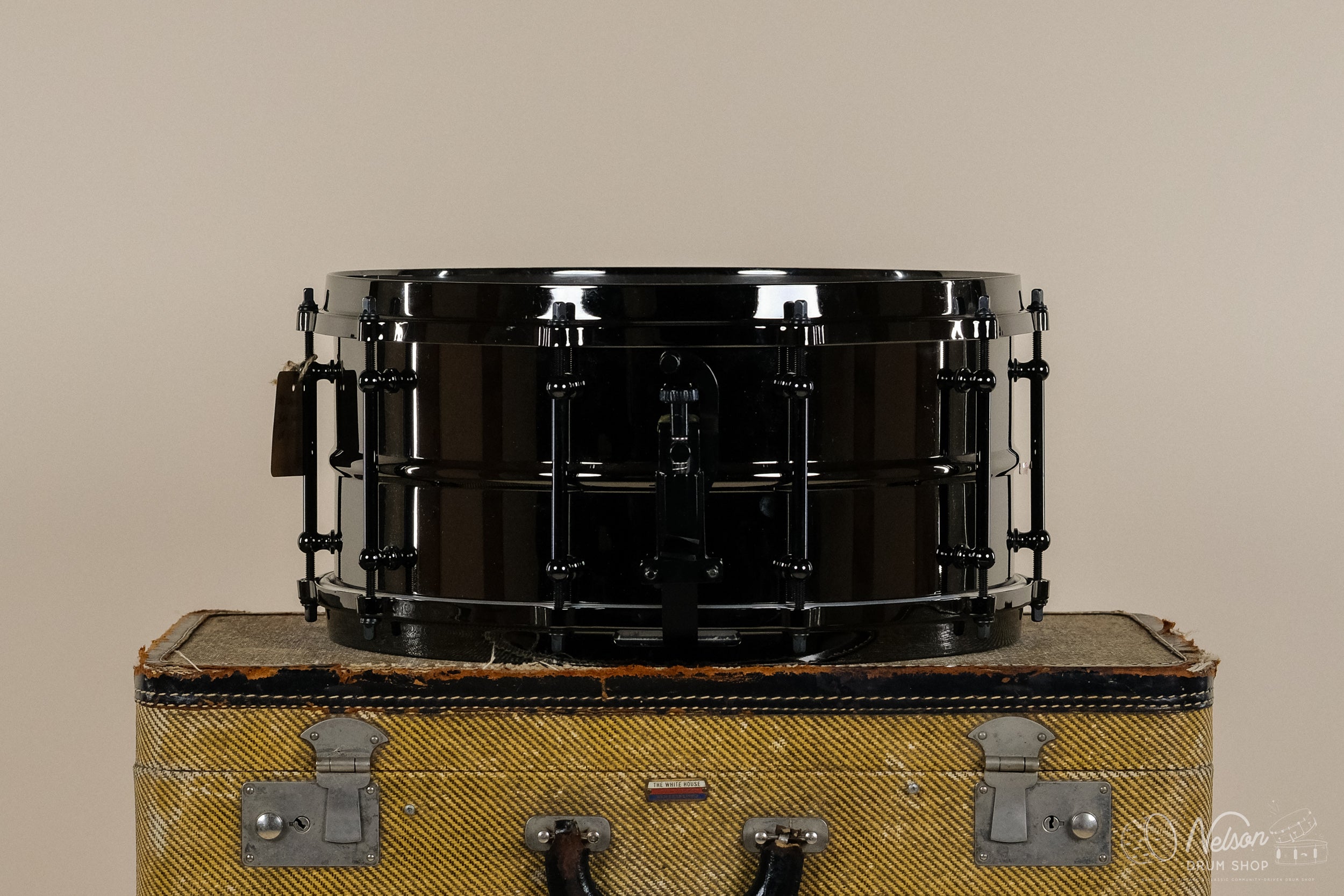 Used Ludwig 'Black Magic' NOB - 6.5x14 – Nelson Drum Shop