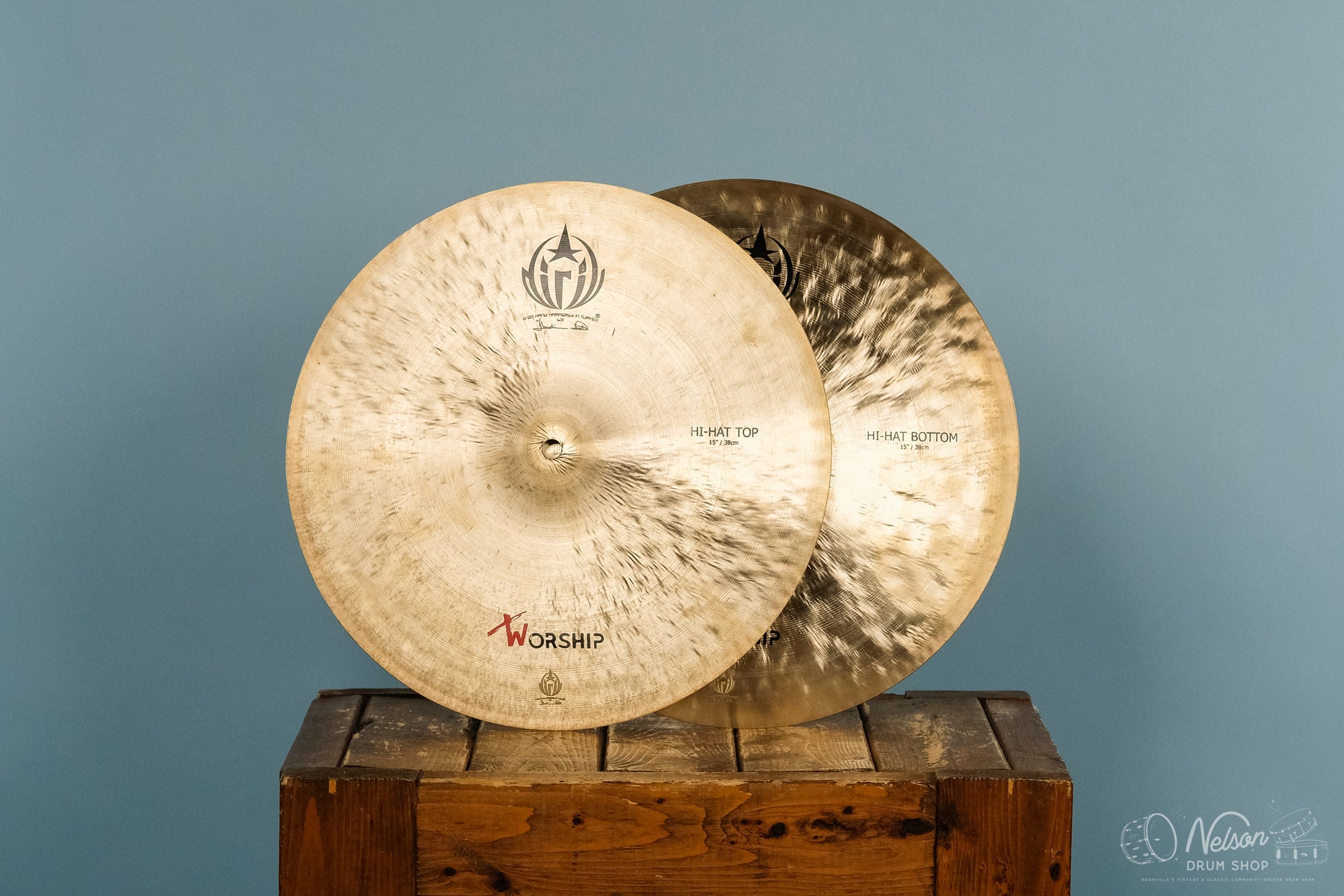 Used Murat Diril Worship Hi-Hats - 15"