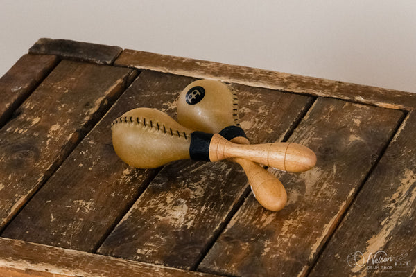 Meinl Percussion Mini Rawhide Maracas – Nelson Drum Shop