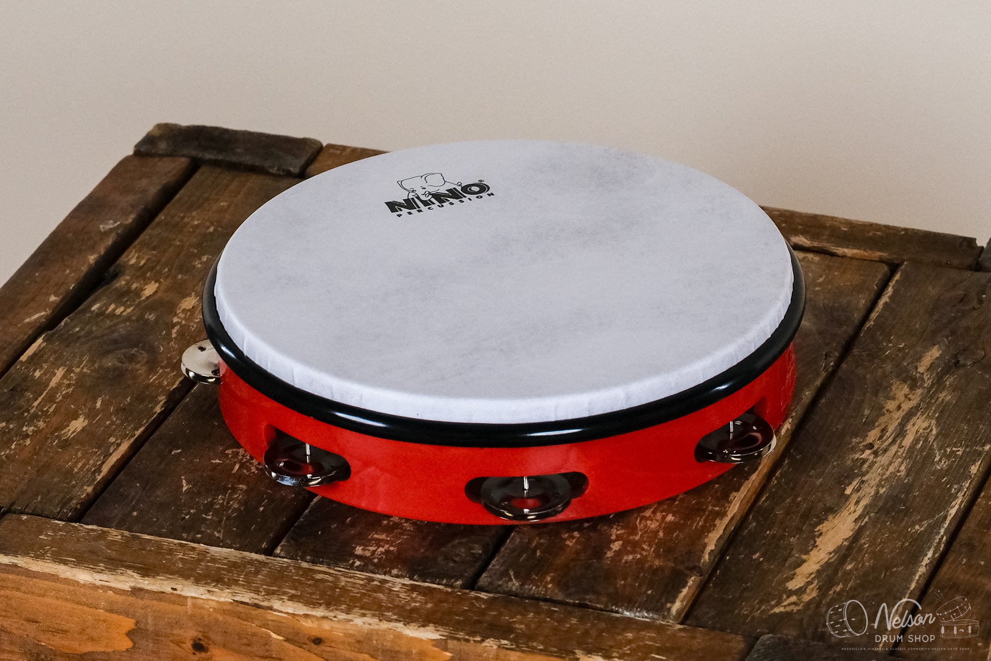 Nino 10" Molded ABS Headed Tambourine