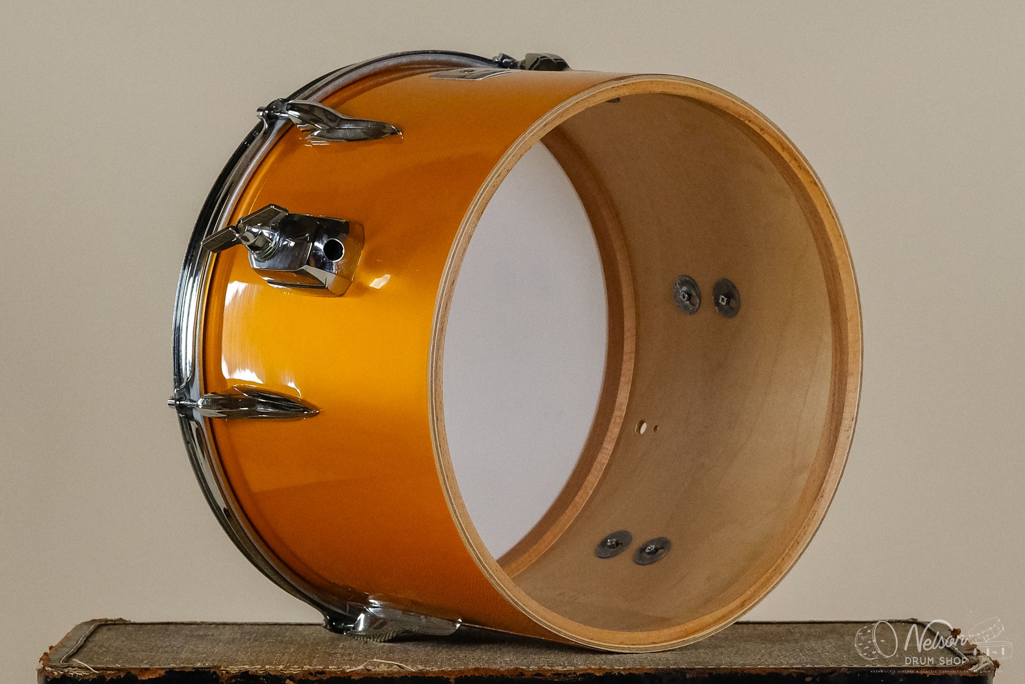 1970s Premier Birch Concert Tom in Polychromatic Gold - 9x13