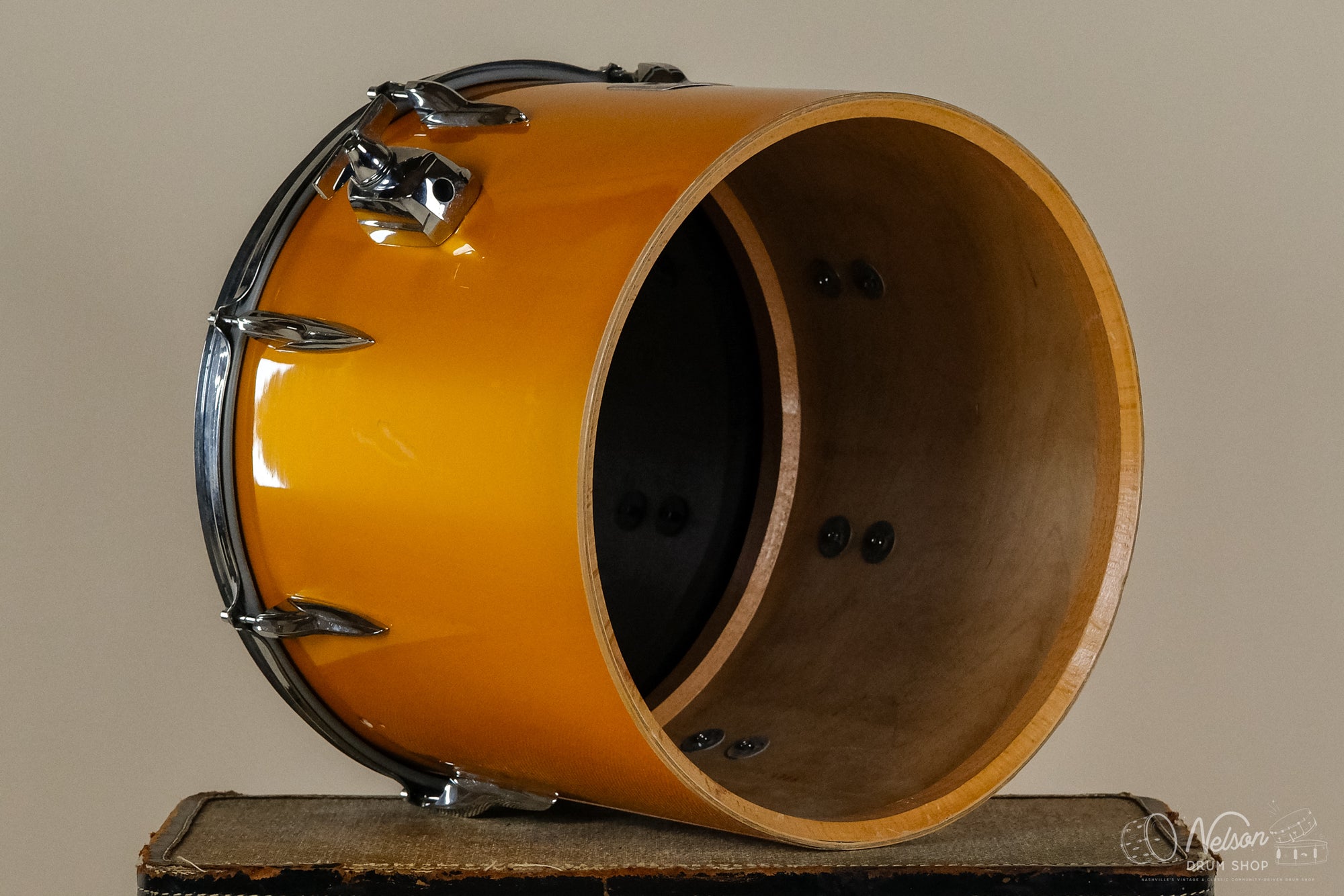 1970s Premier Birch Concert Tom in Polychromatic Gold - 12x15