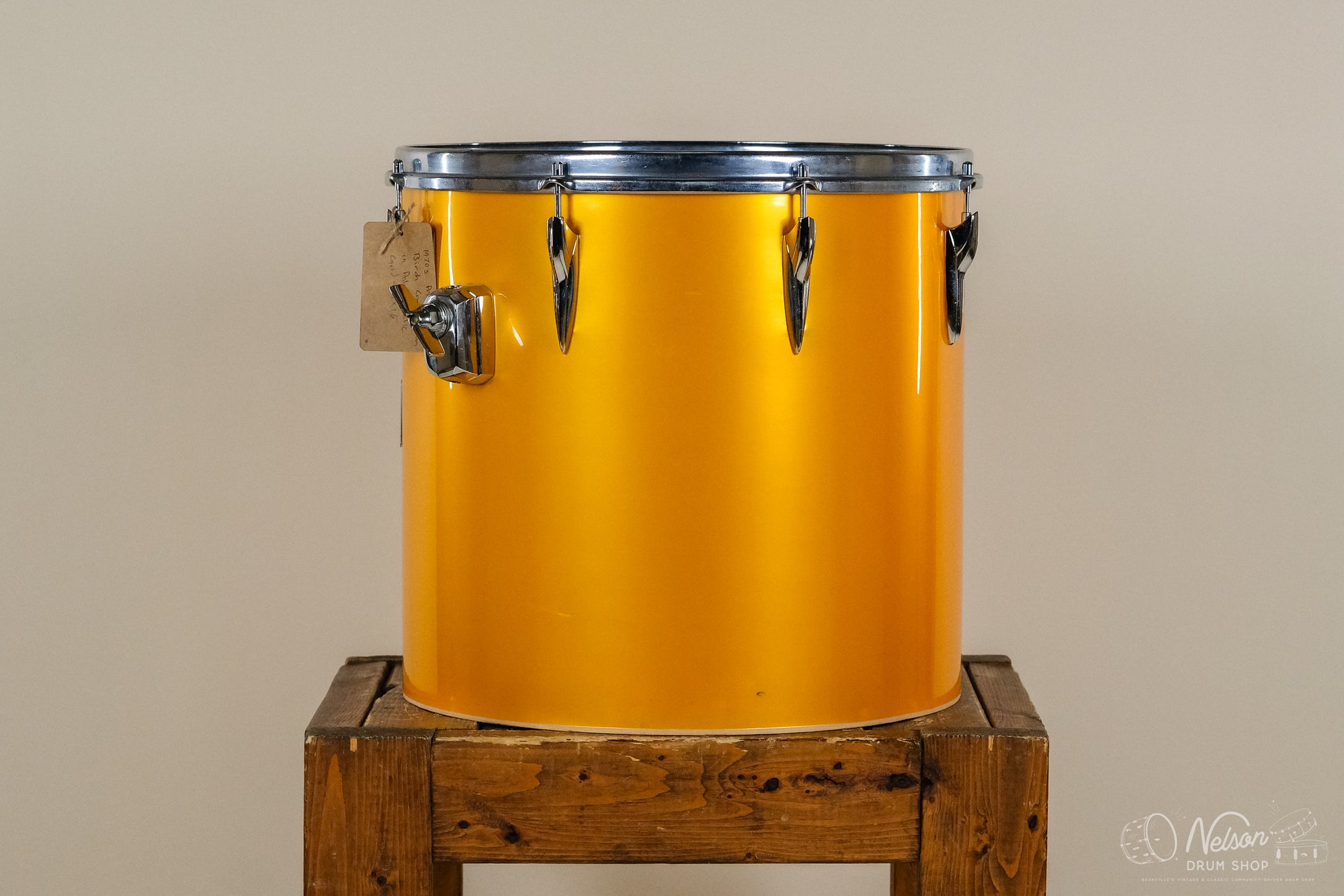 1970s Premier Birch Concert Tom in Polychromatic Gold - 14x16