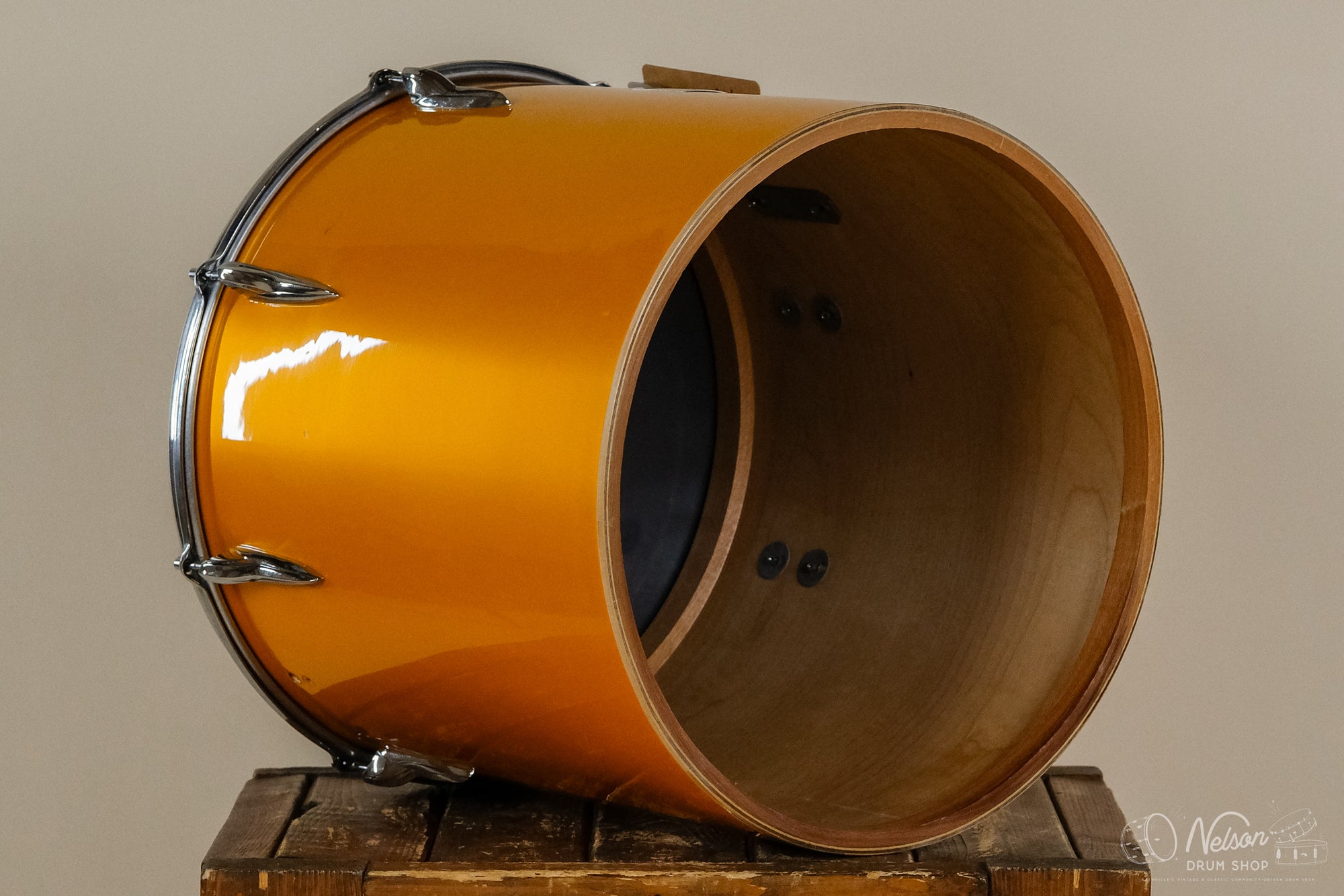 1970s Premier Birch Concert Tom in Polychromatic Gold - 14x16