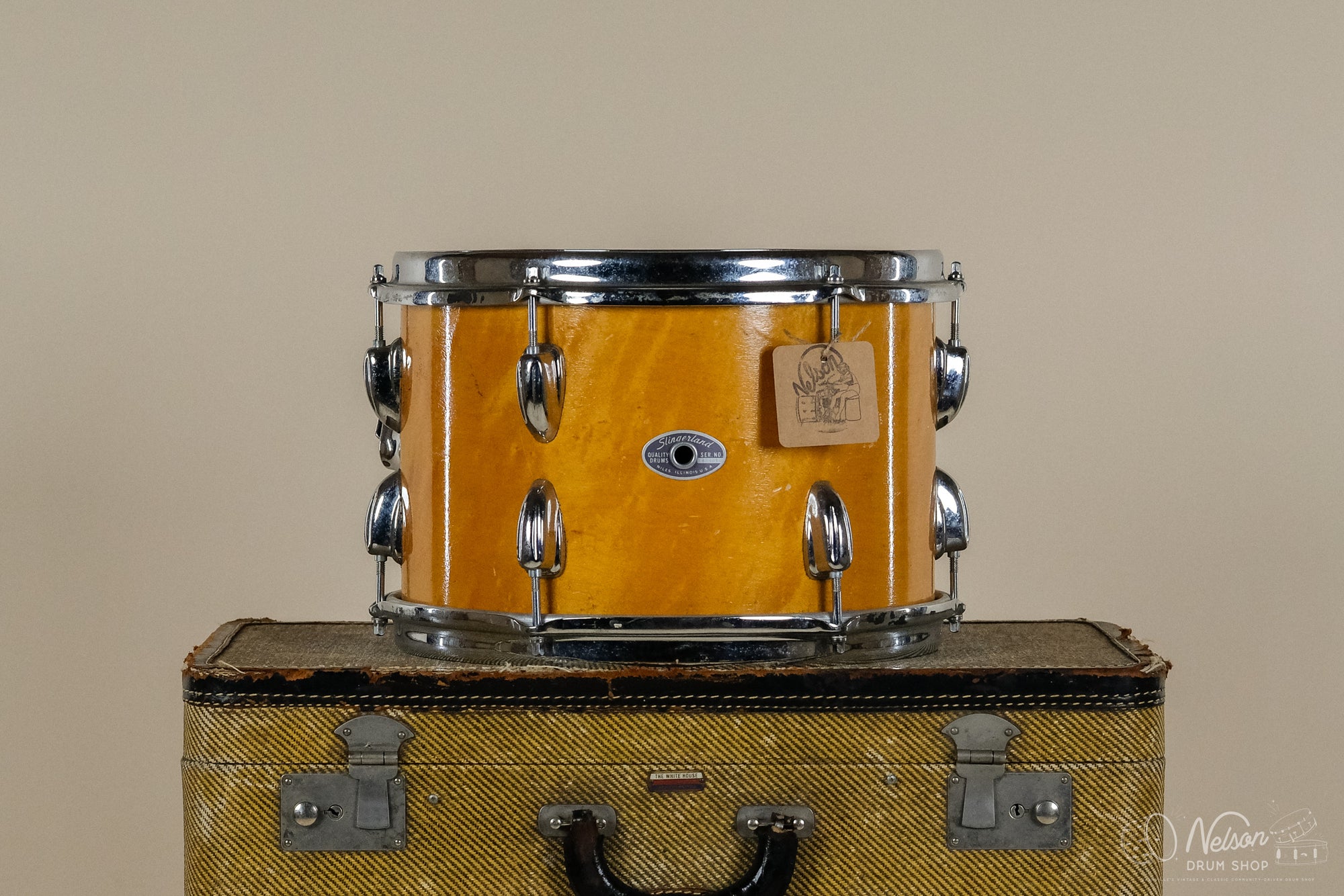 1980s Slingerland Tom in Natural Gloss 8x12