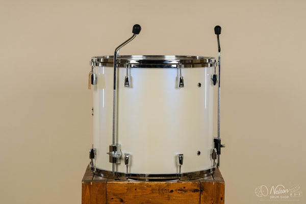 Used Yamaha Maple Custom Absolute Floor Tom in Polar White - 16x18