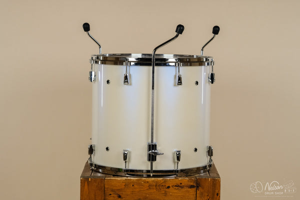 Used Yamaha Maple Custom Absolute Floor Tom in Polar White - 16x18