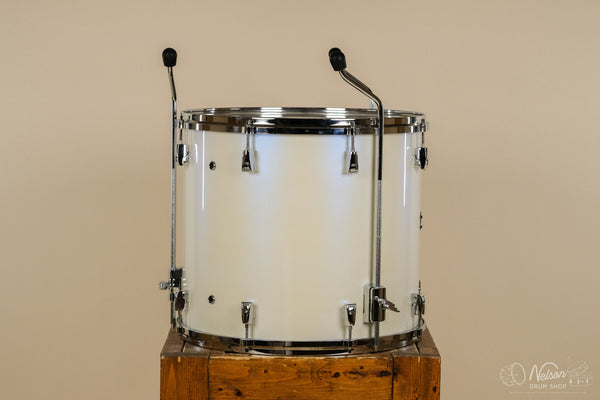 Used Yamaha Maple Custom Absolute Floor Tom in Polar White - 16x18