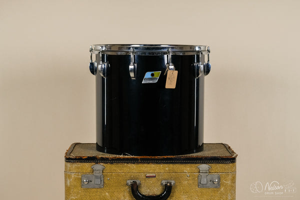 1970s Ludwig Power Concert Tom in Black Vistalite - 13x14