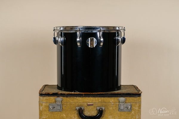 1970s Ludwig Power Concert Tom in Black Vistalite - 13x14