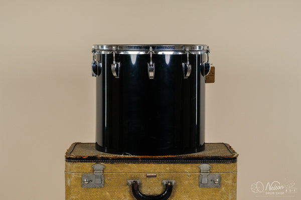 1970s Ludwig Power Concert Tom in Black Vistalite - 13x14
