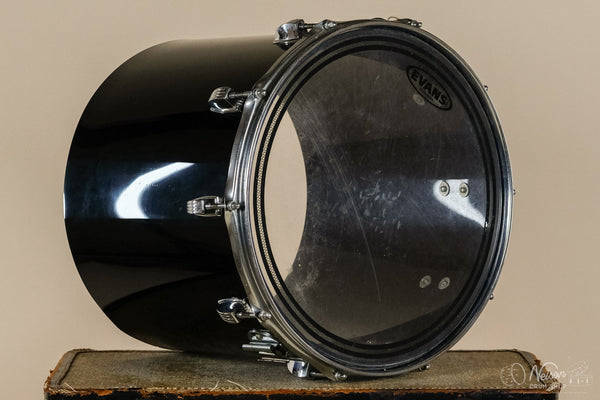 1970s Ludwig Power Concert Tom in Black Vistalite - 13x14