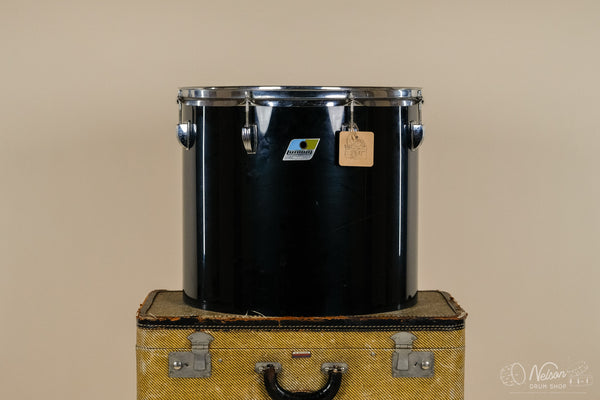 1970s Ludwig Power Concert Tom in Black Vistalite - 14x15