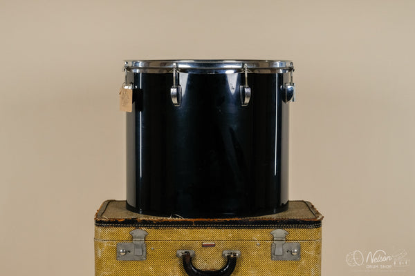 1970s Ludwig Power Concert Tom in Black Vistalite - 14x15
