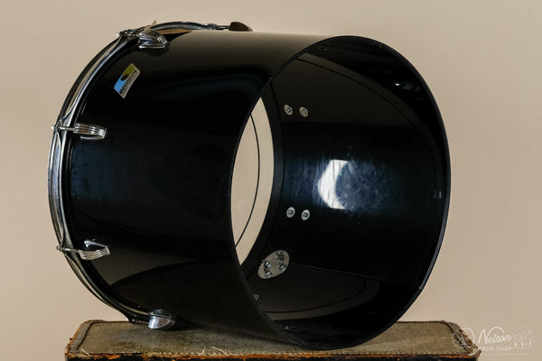 1970s Ludwig Power Concert Tom in Black Vistalite - 14x15