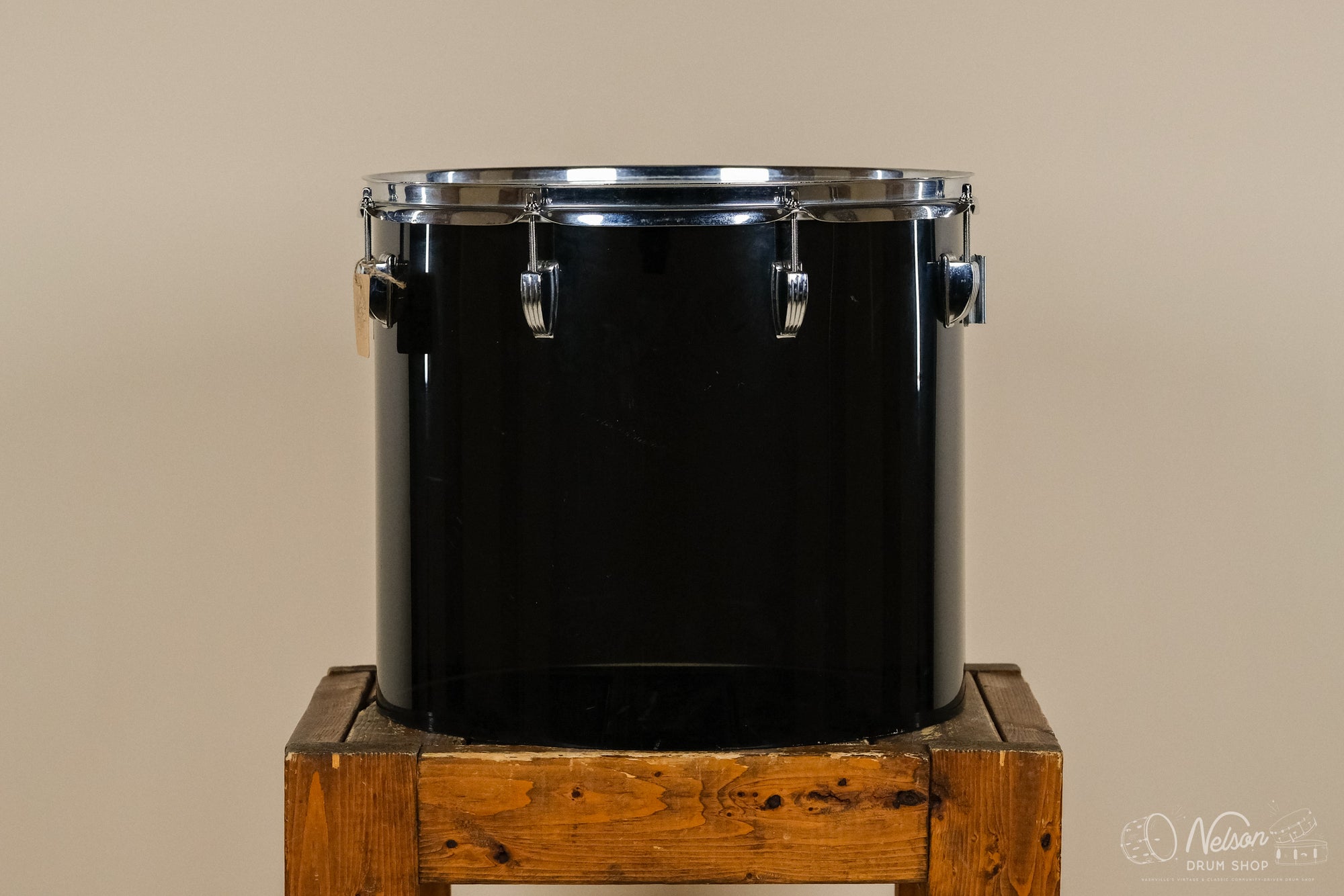 1970s Ludwig Power Concert Tom in Smoke Vistalite - 14x16