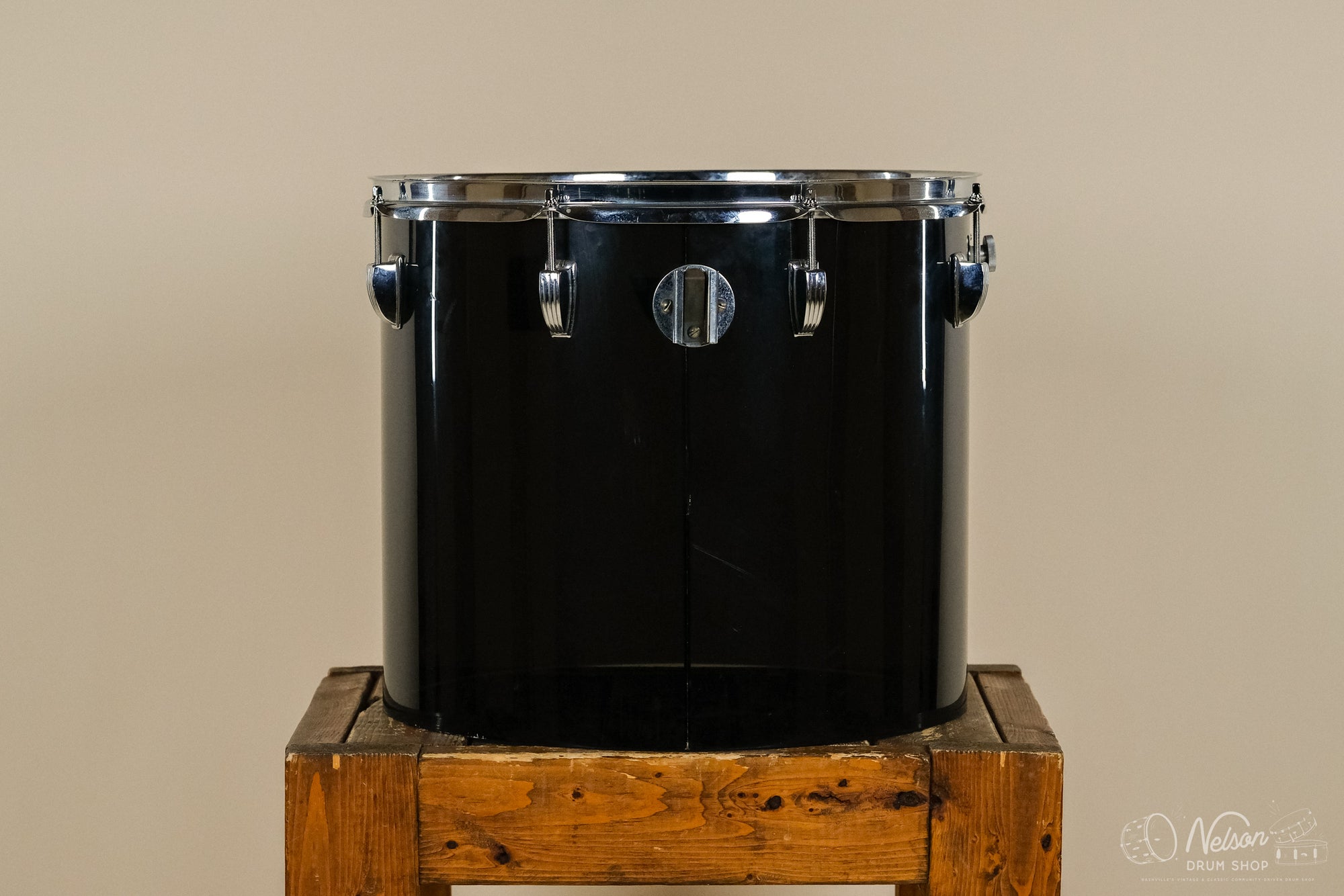 1970s Ludwig Power Concert Tom in Smoke Vistalite - 14x16