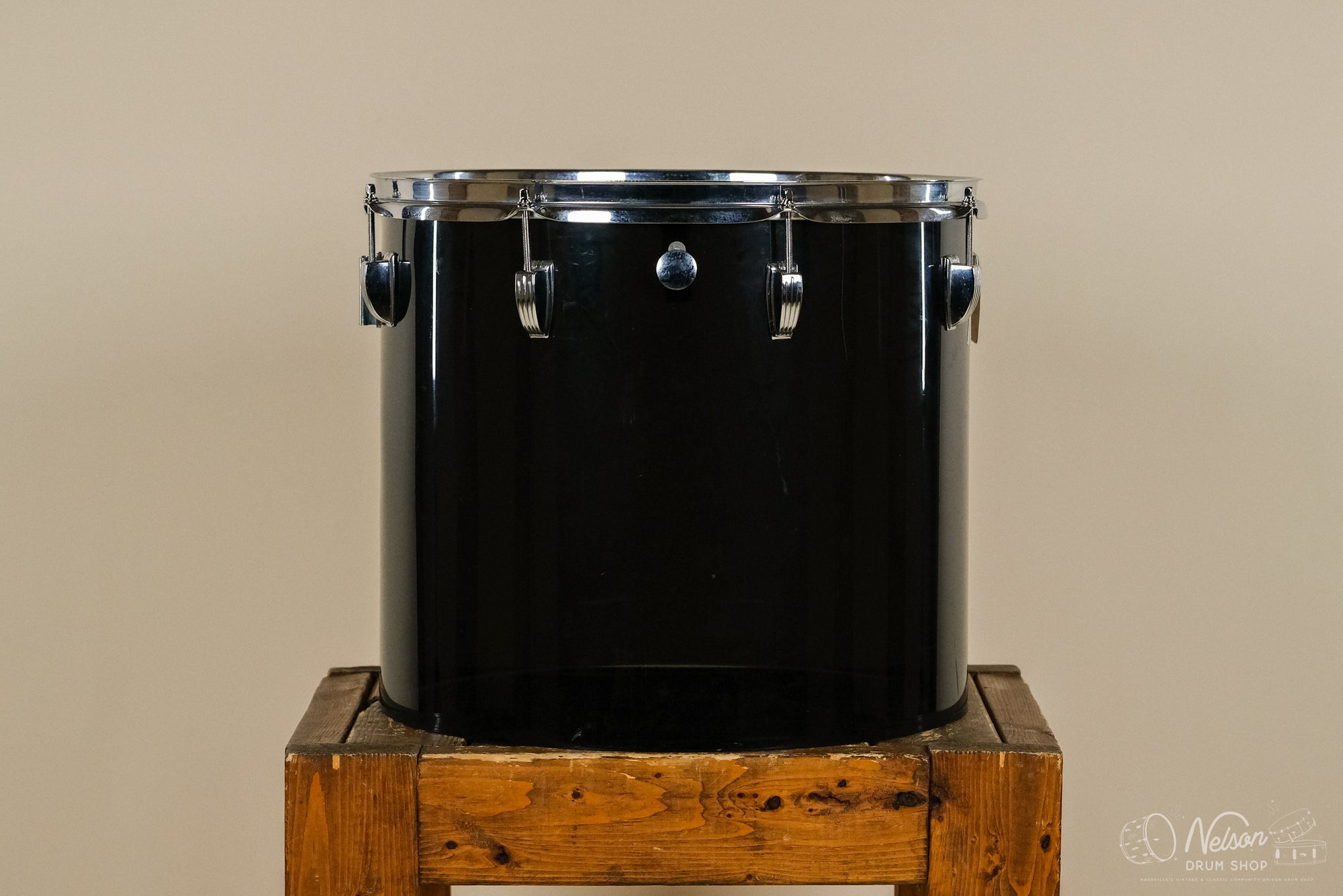 1970s Ludwig Power Concert Tom in Smoke Vistalite - 14x16