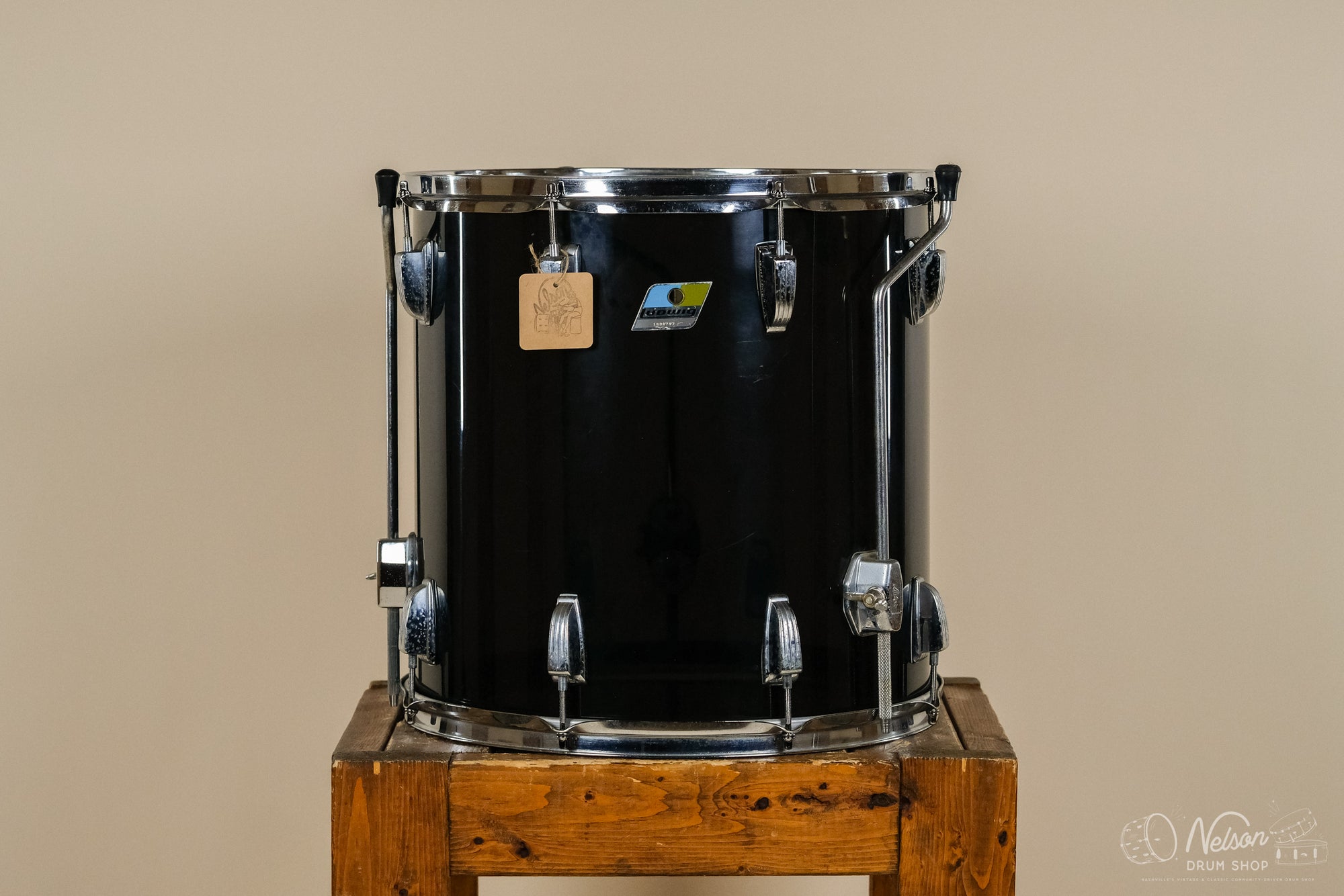 1970s Ludwig Floor Tom in Smoke Vistalite - 16x16