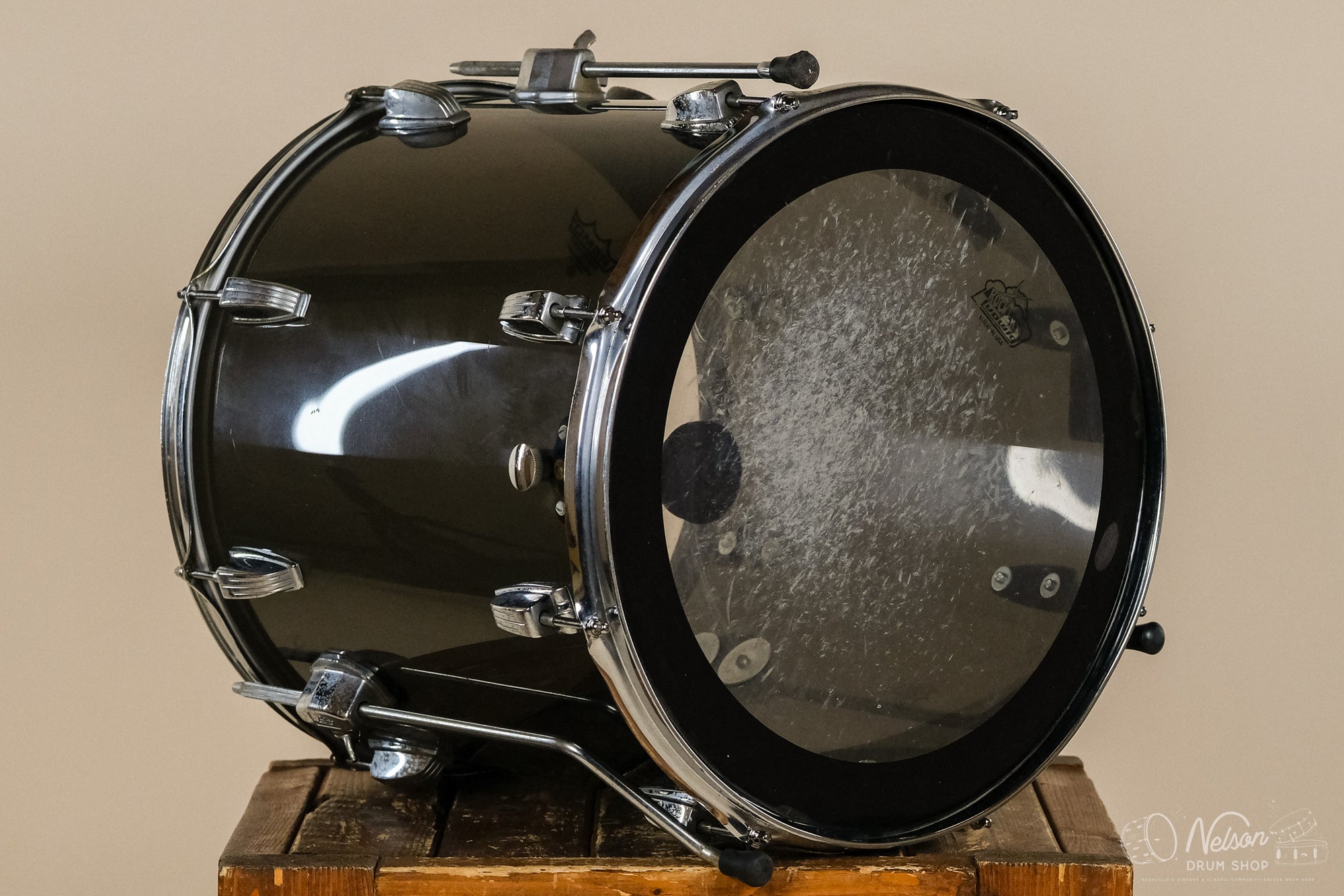 1970s Ludwig Floor Tom in Smoke Vistalite - 16x16